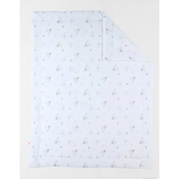 Couverture 75 X 100 Imprimé Savane En Jersey Gaufré – Beige Beige