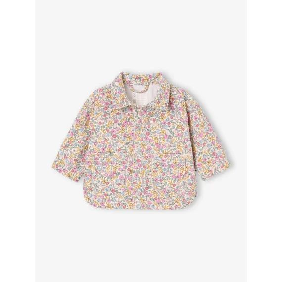 Veste imprimée en toile bébé multicolore