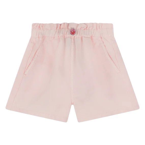 Short avec taille élastiquée Fille