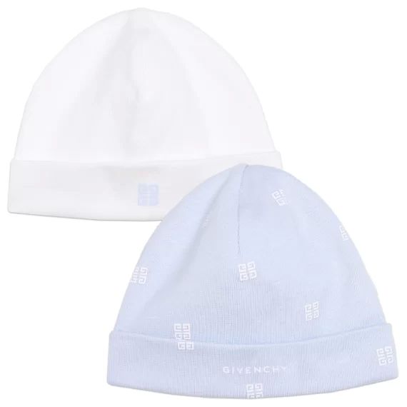 Lot de 2 bonnets imprimés UNISEXE Bleu
