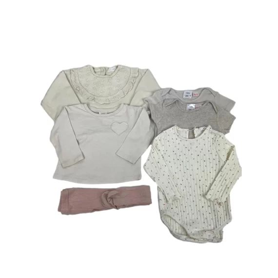 Ensemble body/pull fille 9/12 mois