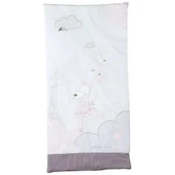 Edredon Pour Lit Bébé En Coton – Sauthon – Lilibelle – Blanc – Fille – Uni Blanc
