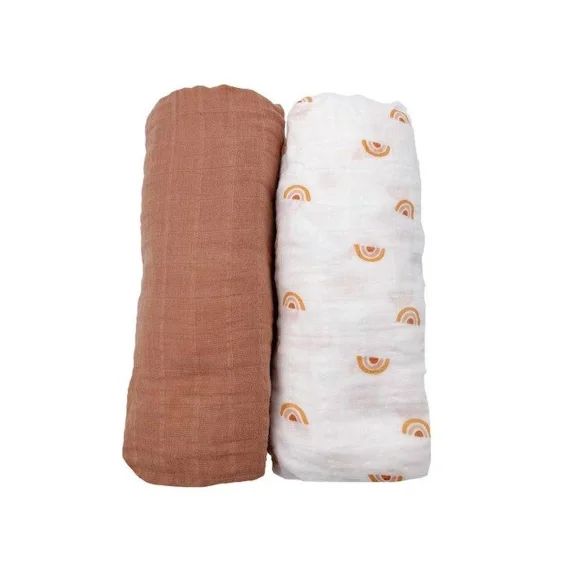 Lot De 2 Draps Housse 65×130 Cm En Coton Bio Orange