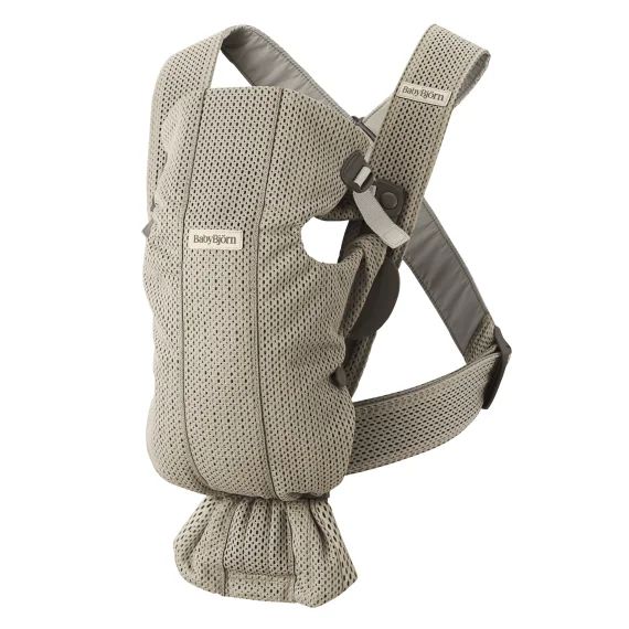 Porte-bébé Mini – Gris beige / Mesh 3D