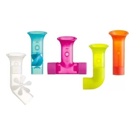 BOON PIPES Jeux de tuyaux pour le bain jaune