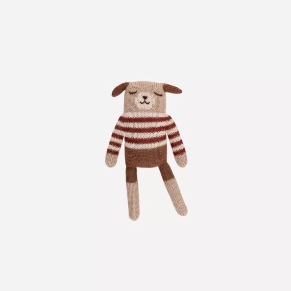 Doudou chien marinière sienne