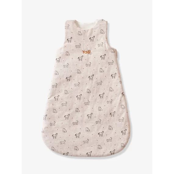 Gigoteuse sans manches personnalisable PETIT NOMADE beige chiné