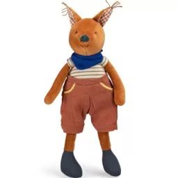Peluche Harry l&rsquo;écureuil Pomme des Bois (39 cm)