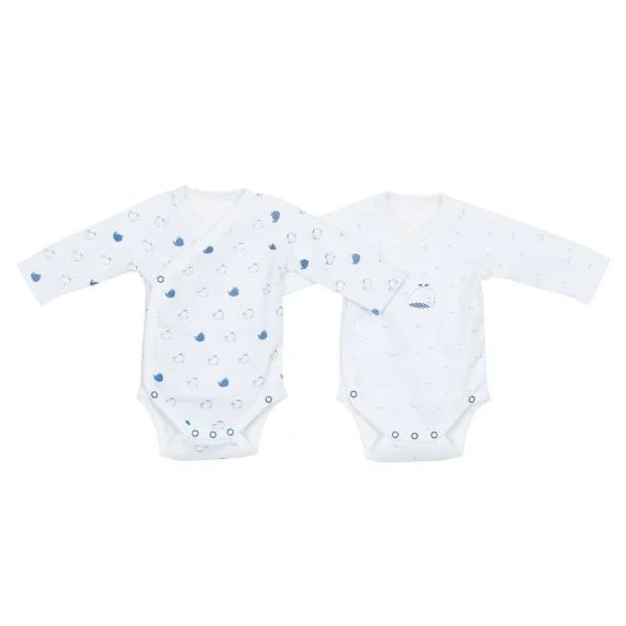 Bodies Bébé À Manches Longues Blanc