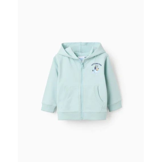 Veste À Capuche En Coton Bluey Bleu Clair