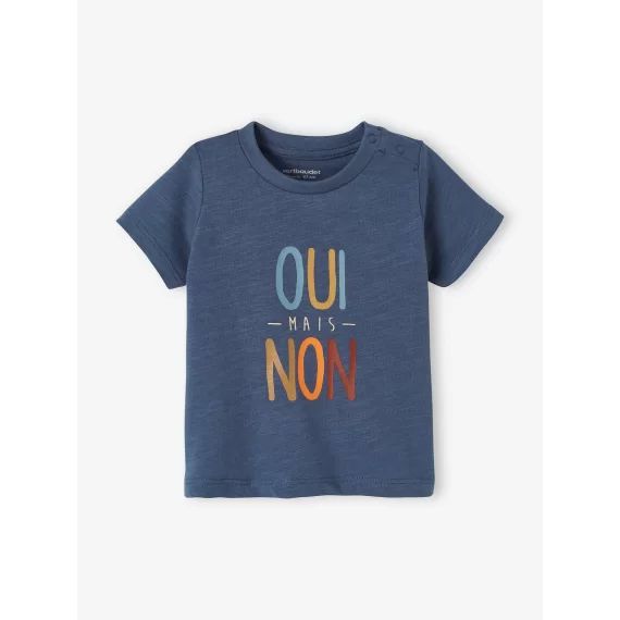 T-shirt imprimé bébé garçon bleu jean