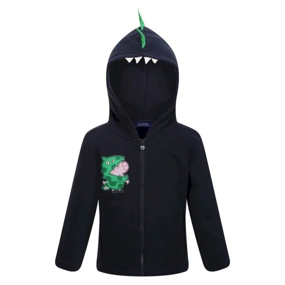 Veste À Capuche Coton Peppa Pig Bleu Marine