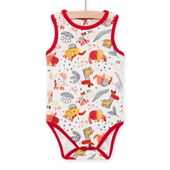 Body À Imprimé Fantaisie Bébé Garçon – Ecru