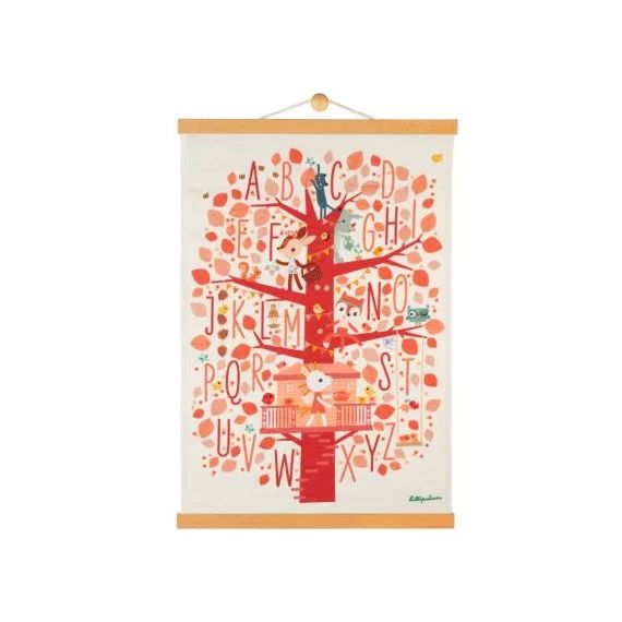 Affiche murale en tissu ABC Forêt