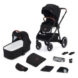 Poussette Kinderkraft Everyday + Nacelle – Black