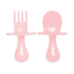 Set De 2 Couverts D’apprentissage Ergonomiques Rose
