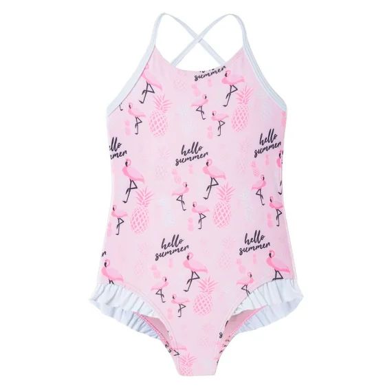 Maillot De Bain 1 Pièce Synthétique Aruba Rose