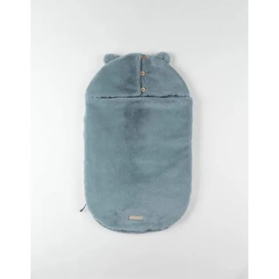 Nid D&rsquo;ange Jersey Et Fausse Fourrure – Bleu Bleu