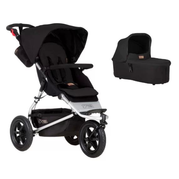 Poussette Mountain Buggy Urban Jungle + Nacelle Plus – Black