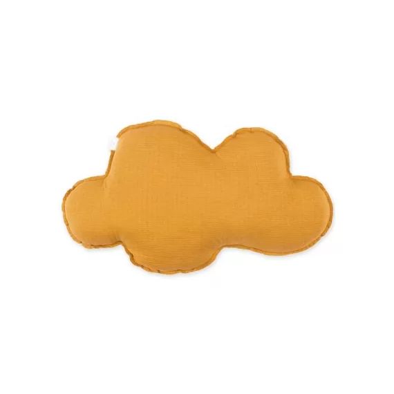 Coussin nuage ocre golden (30 cm)