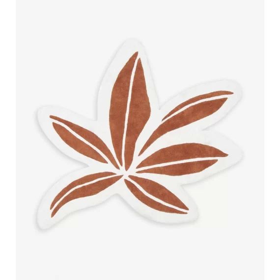 Tapis Utan feuille tropicale 140x120cm