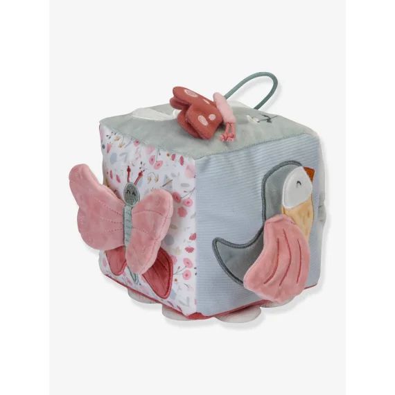 Cube d&rsquo;activités Flowers – LITTLE DUTCH rose