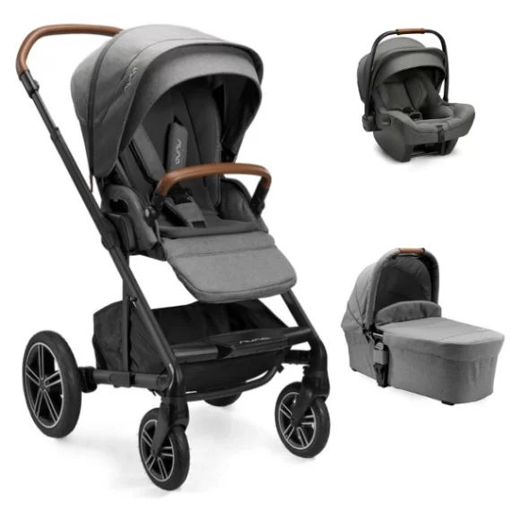 Poussette Nuna Mixx Next + Nacelle + Coque Auto Pipa Next – Granite