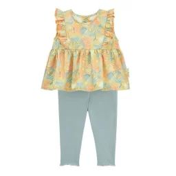 Ensemble Fille Tunique + Legging Chat Bada Bada Bleu