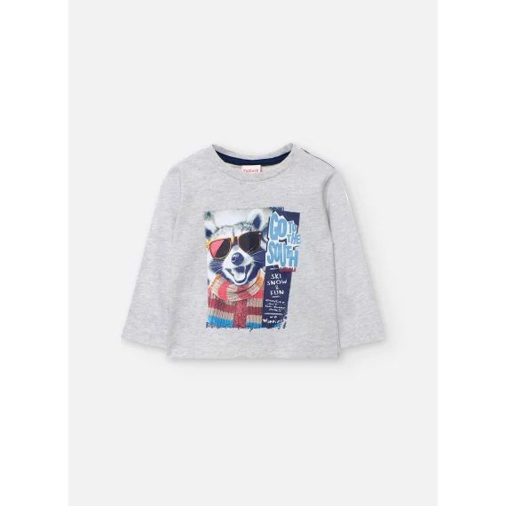T-shirt Tricot Gris