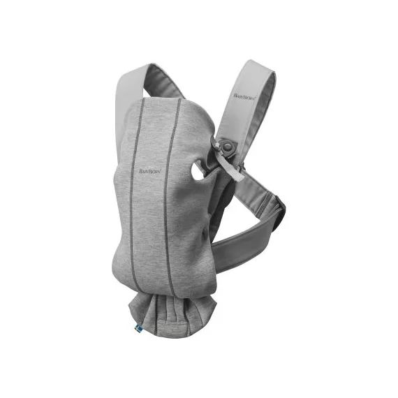 Porte bébé Mini Jersey 3D gris clair
