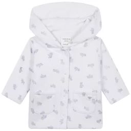 Veste à capuche en coton Garçon Blanc