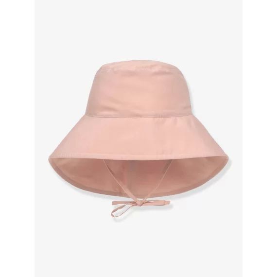 Chapeau de soleil protège nuque anti-UV LÄSSIG rose poudré