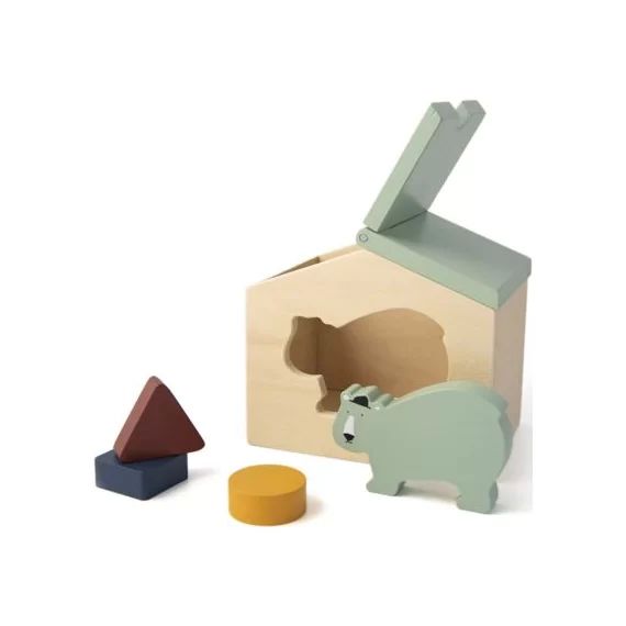 Maison à formes en bois ours Mr. Polar Bear