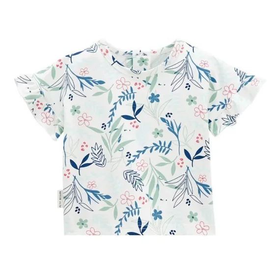 T-shirt Bébé Fille Dahlia Blanc