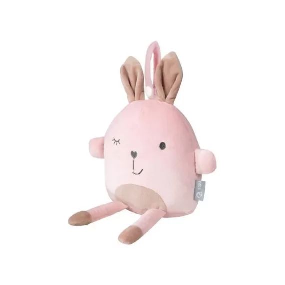 ROBA Jouet d&rsquo;Éveil à Suspendre Lil Cuties – Peluche Lily – Rose/mauve rose