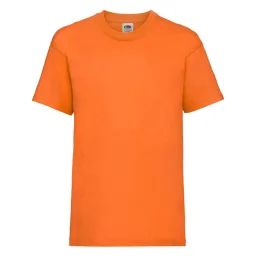 T-shirt Coton Valueweight Orange