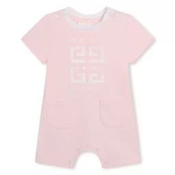 Combinaison courte en coton UNISEXE Rose