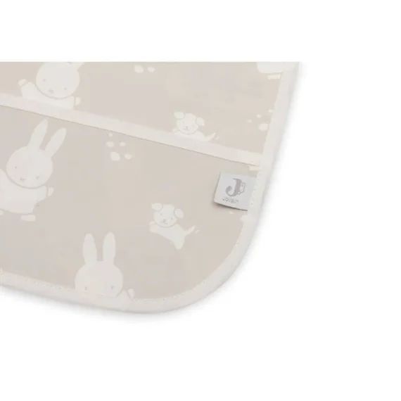 Bavoir à manches imperméable MiffySnuffy Nougat blanc