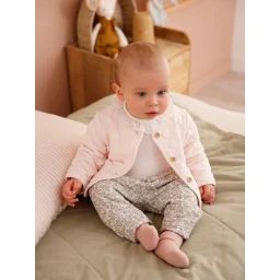 Pantalon coupe sarouel en gaze de coton blanc