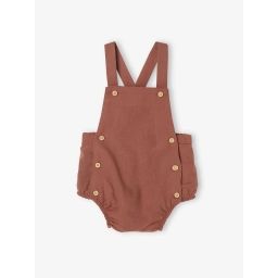 Combinaison bébé naissance forme barboteuse rouille