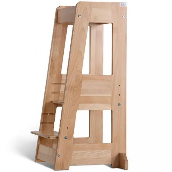 Tour d&rsquo;apprentissage TISSI – Felix – Enfant – Bois naturel – Évolutive marron