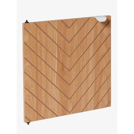 Porte pour meuble à cases chevrons bois