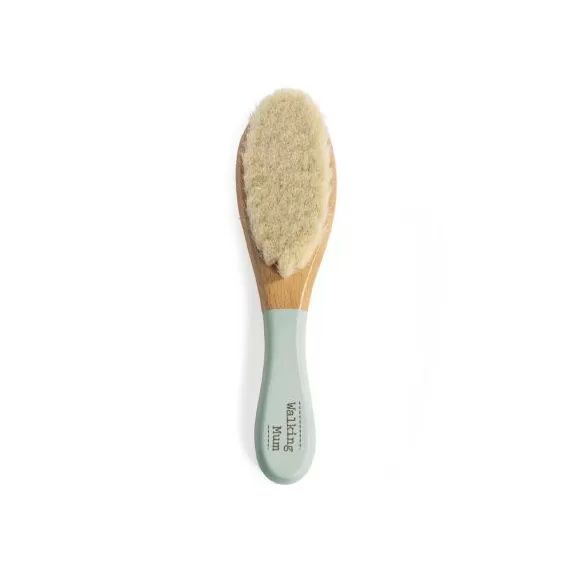 Brosse bébé en bois Vert