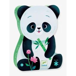 Puzzle 24 pièces Léo panda DJECO blanc
