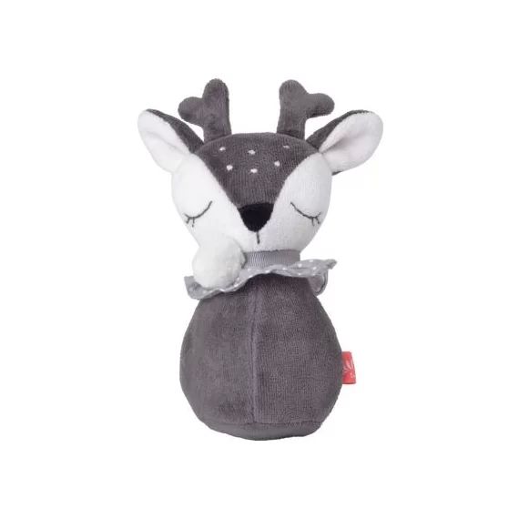 Culbuto en coton bio Faon gris