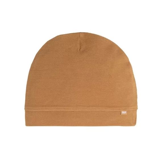 Bonnet en coton Pure caramel (0-3 mois)
