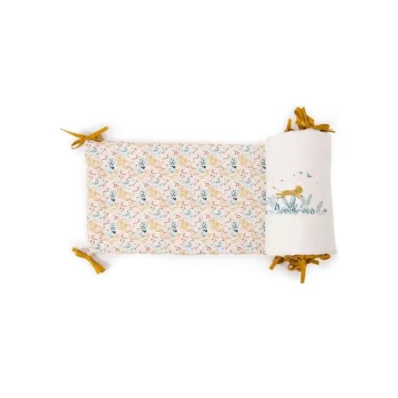 Tour de lit fleuri Sous mon baobab (pour lits 60 x 120 cm ou 70 x 140 cm)