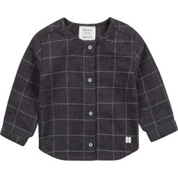 Chemise enflanelle à carreaux Garçon Gris
