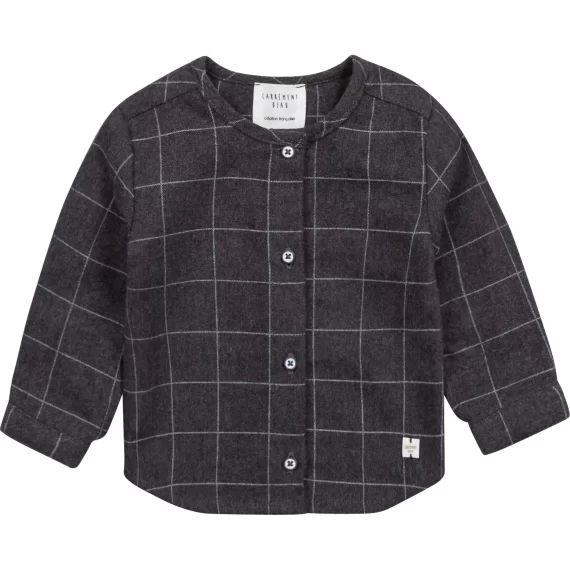 Chemise enflanelle à carreaux Garçon Gris