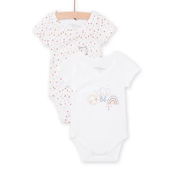 2 Bodys À Imprimé Et Motifs Fantaisie – Blanc